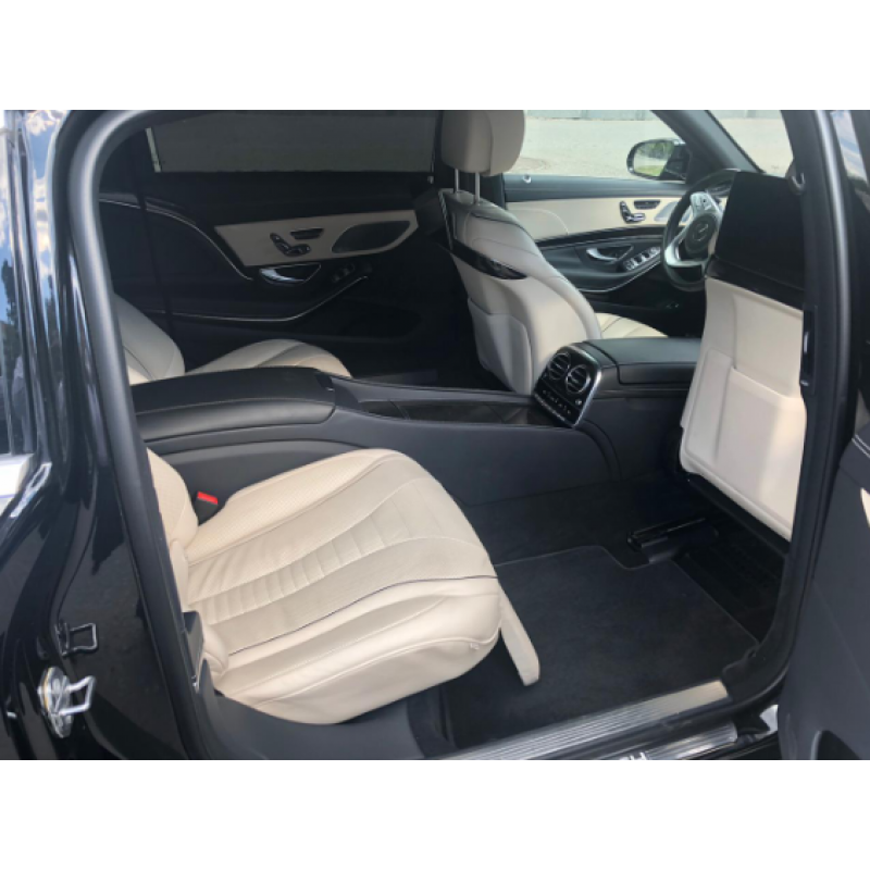 Аренда Mercedes S-Classe Maybach 2018 белый салон с водителем